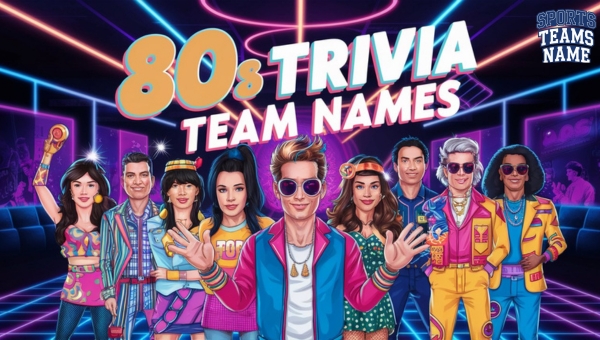 80s Music Trivia Team Names Ideas [cy] [Funny, Catchy]