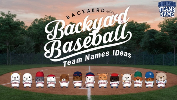 Backyard Baseball Team Names Ideas [cy] [Cool, Funny]