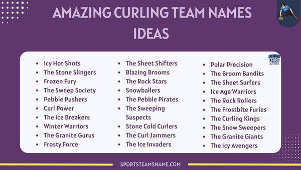 Amazing Curling Team Names Ideas 