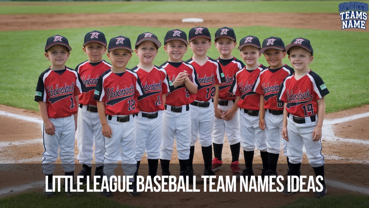 Little League Baseball Team Names Ideas