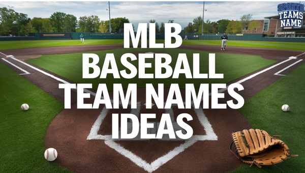 MLB Baseball Team Names Ideas