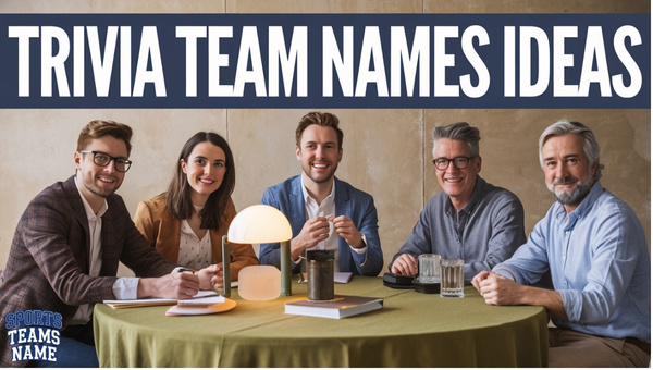 Trivia Team Names Ideas