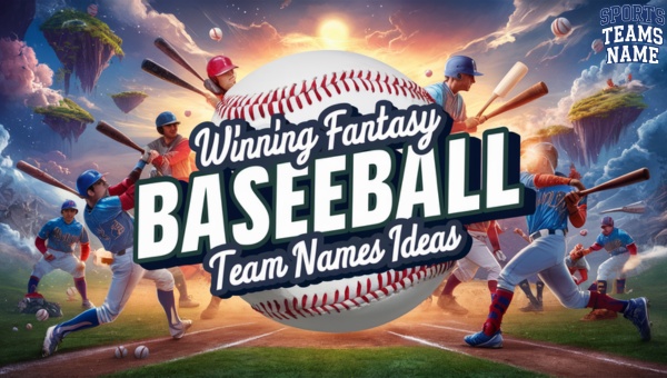 Winning Fantasy Baseball Team Names Ideas